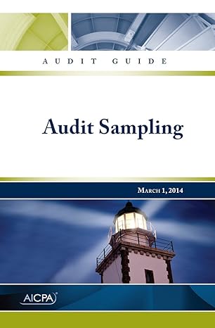 audit guide audit sampling 1st edition aicpa 1940235693, 978-1940235691