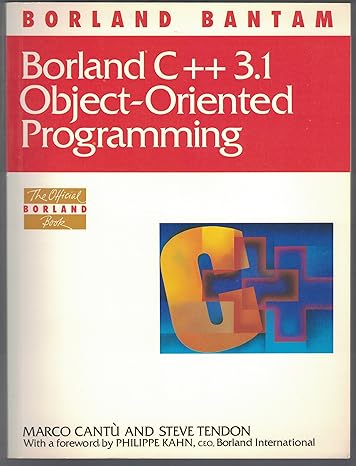 borland c++ object oriented pr 3rd edition marco cantu 0679791124, 978-0679791126