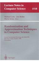 randomization and approximation techniques in computer science randomization and approximat paperback 1998th