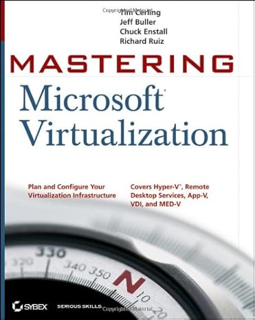 mastering microsoft virtualization 1st edition tim cerling ,jeffrey buller b004lq0fwm