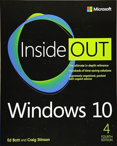 windows 10 inside out 4th edition ed bott ,craig stinson 0136784151, 978-0136784159