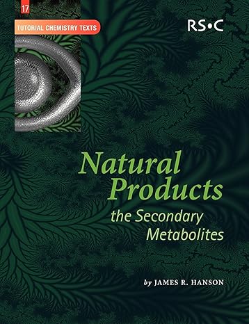 natural products the secondary metabolites 1st edition james r hanson 0854044906, 978-0854044900