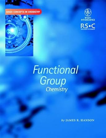 functional group chemistry 1st edition james r hanson 0471224804, 978-0471224808