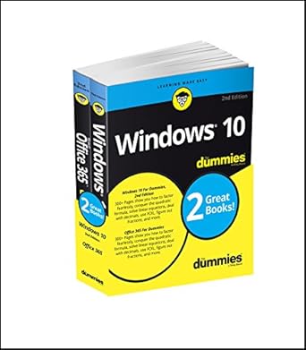 windows 10 and office 365 for dummies book + video bundle 1st edition andy rathbone ,rosemarie withee ,ken