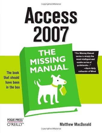excel 2007 the missing manual revised edition matthew macdonald b008pgrdyc