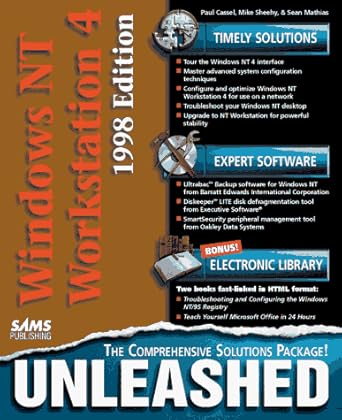 windows nt workstation 4 unleashed 1st edition paul cassel ,mike sheehy ,sean mathias 0672310813,