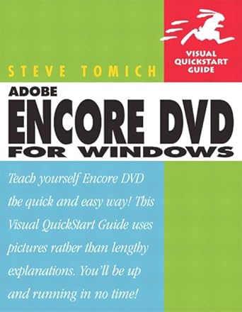 adobe encore dvd for windows 1st edition steve tomich 0321194381, 978-0321194381