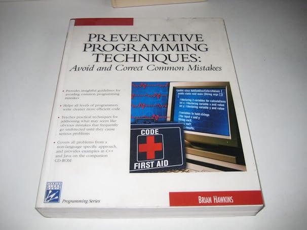 preventative programming techniques avoid and correct common mistakes 1st edition brian hawkins 1584502576,