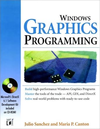 windows graphics programming pap/cdr edition julio sanchez ,maria p canton 0764532510, 978-0764532511