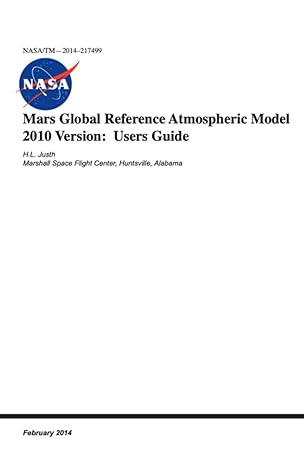 mars global reference atmospheric model 2010 version users guide nasa/tm 2014 217499 1st edition nasa