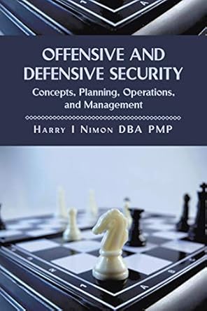 offensive and defensive security concepts planning operations and management 1st edition harry i nimon