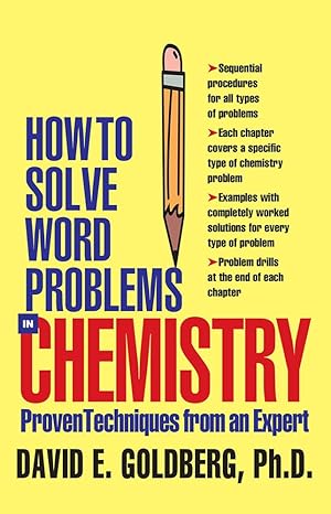 how to solve word problems in chemistry 1st edition ronald j zanni 0071363025, 978-0071363020