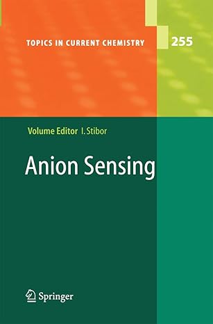 anion sensing 1st edition ivan stibor 3642445187, 978-3642445187