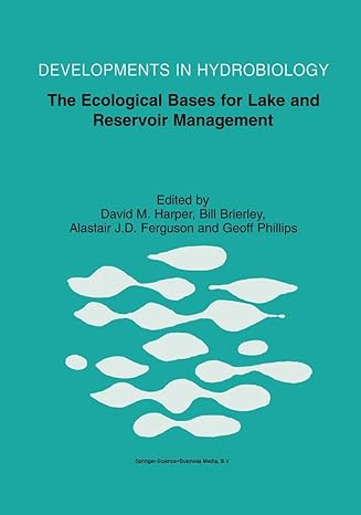 the ecological bases for lake and reservoir management proceedings of the ecological bases for management of