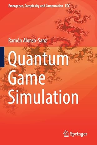 quantum game simulation 1st edition ramon alonso sanz 3030196364, 978-3030196363
