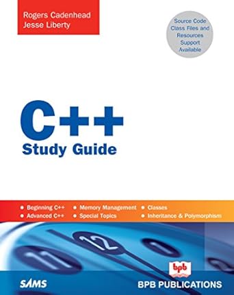 c++ study guide 1st edition rogers cadenhead ,jesse liberty 8183335322, 978-8183335324