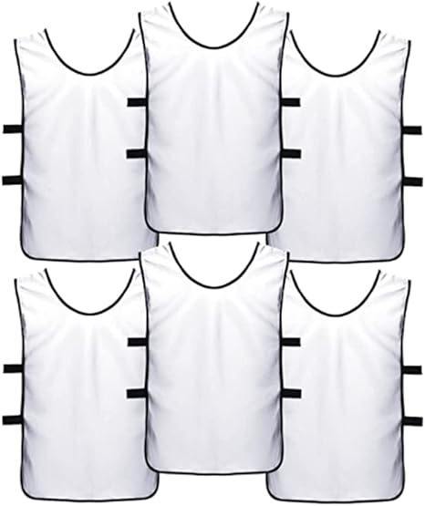 flechr soccer sports 6 pack team shirt training vests jerseys bibs adult youth kids football basketball