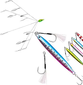 fregito 5pcs fishing jigs vertical 1pcs fishing lures bait rigs fishing lures bait rigs fishing artificial