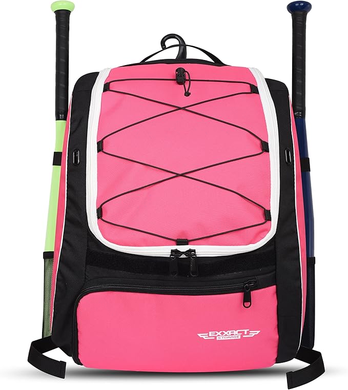 exxact sports baseball bat bag softball bag for girls baseball backpack for boys t ball equipment with shoe