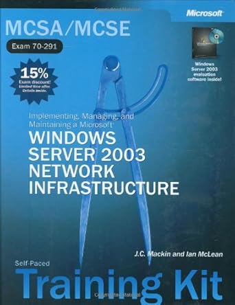 mcse self paced training kit microsoft windows server 2003 core requirements second edition 2nd edition dan