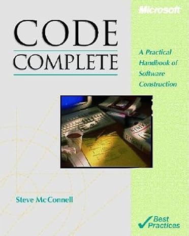 code complete 1st edition steve mcconnell 1556154844, 978-1556154843