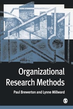 organizational research methods a guide for students and researchers 1st edition paul m brewerton ,lynne