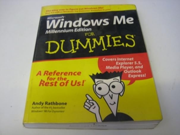 microsoft windows me for dummies millennium edition andy rathbone 0764507354, 978-0764507359