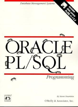 oracle pl/sql programming 1st edition steven feuerstein 1565921429, 978-1565921429