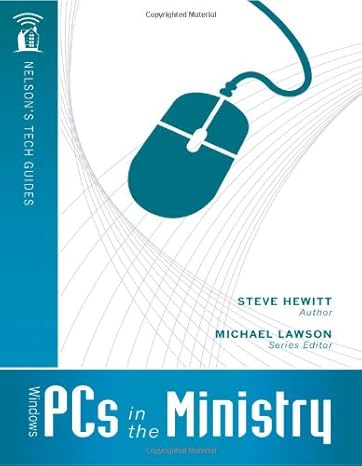 windows pcs in the ministry 1st edition steve hewitt ,michael lawson b005m50br0