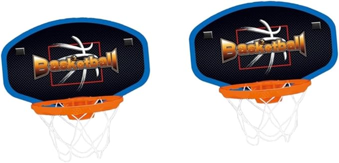 clispeed 2pcs set to shoot indoor basketball set pearlescent over door basketball hoop indoor hanging makeup