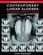 contemporary linear algebra 1st edition anton b008aurrey