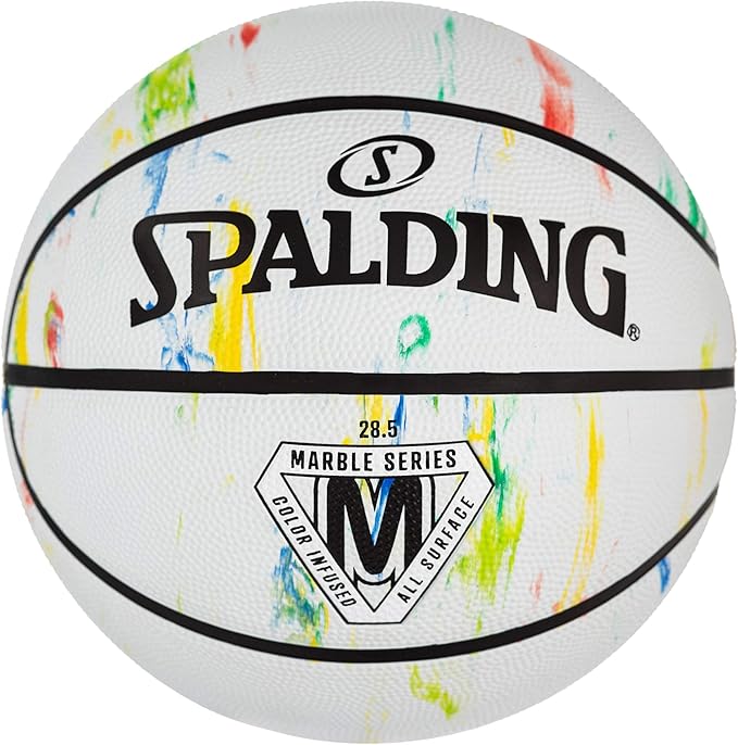 spalding marble series multi color outdoor basketball  ?spalding b08qjlln2r
