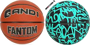 and1 rubber basketball bundle two regulation official size basketballs ?and1 b0c1lj6s8s