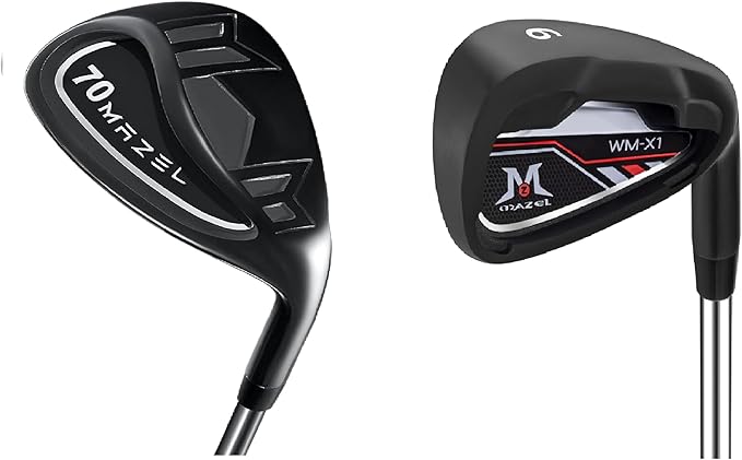 mazel golf black wm x1 iron 1 club and 70 degree sand wedge bundle of 2  ?mazel b0chyg3nrt