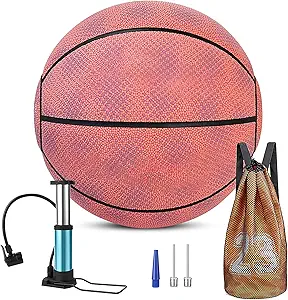 shengy no 7 standard basketball soft leather sweat absorbent non slip good elasticity suitable for young