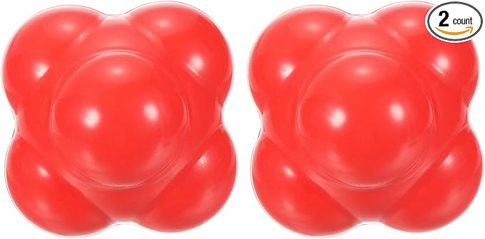 m meterxity 2 pack bounce reaction balls coordination training ball wear resistant silicone apply to
