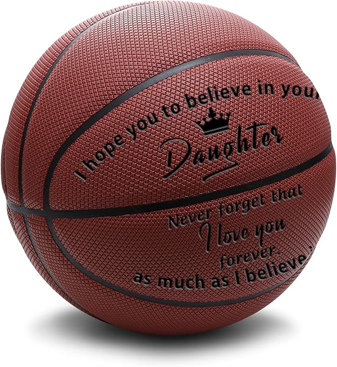 dtuwrcp inspirational gift i love you basketball back to school gifts for son daughter grandson granddaughter