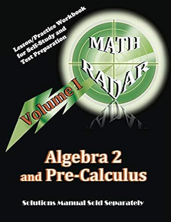 algebra 2 and pre calculus lesson/practice workbook for self study and test preparation 1st edition aejeong