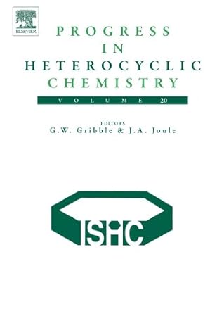 progress in heterocyclic chemistry 1st edition gordon w gribble 0080975429, 978-0080975429