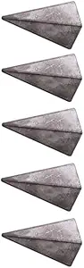 be tool 5 pcs pyramid sinkers lead fishing weights sinkers with 8 different weights for choice for fishing in