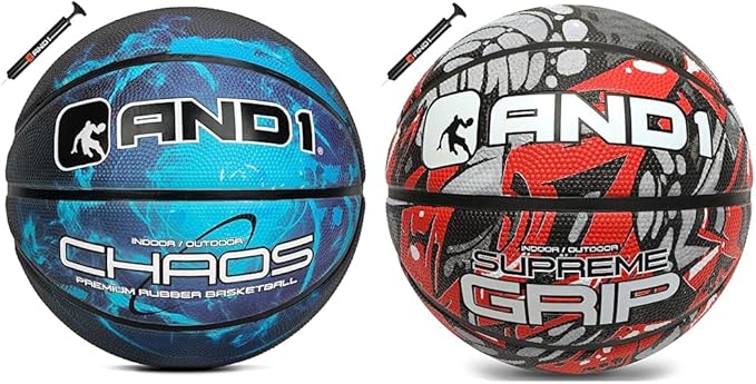 and1 chaos basketball official regulation size 7 rubber basketball deep channel construction streetball and