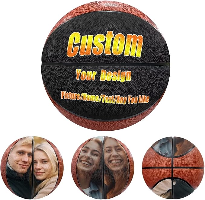 tuoxiukan custom basketball for girls size 5 youth basketball with picture photo text street basketball gifts