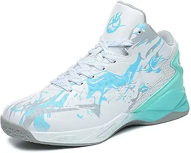 teswc men s fashion sneakers breathable running shoes arch support basketball shoes non slip sport shoes  