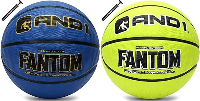 and1 rubber basketball bundle two regulation official size basketballs  ‎and1 b0c2jsbvnn