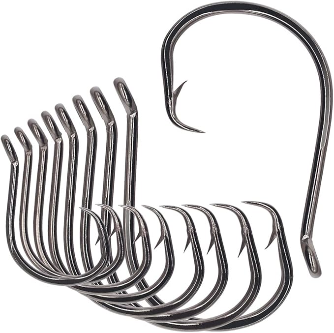 circle hooks fishing equipment octopus hooks saltwater 50 pack 1/0 9/0  ?xfishman b09ctrtb91