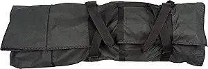 champion sports reinforced polyester deluxe team bat bag with hanging hooks and carry handle holds 10 bats 