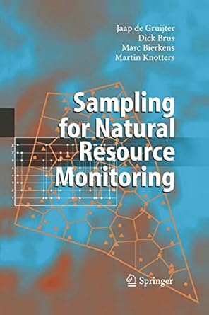 sampling for natural resource monitoring 1st edition jaap de gruijter ,dick j brus ,marc f p bierkens ,martin