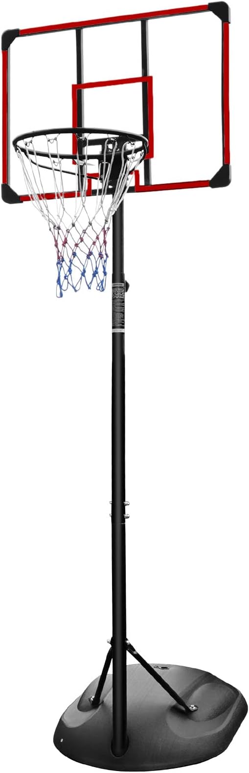 icoud height ajustable basketball hoop 7/8 5/9 2ft portable basketball goals 32 inch background with wheels