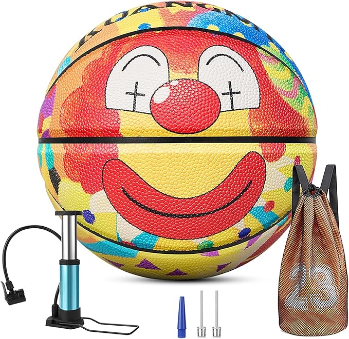 shengy no 5 childrens basketball gift soft leather good hand feeling and elasticity suitable for beginners