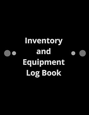 inventory log book inventory and equipment log book 1st edition piercarlo ciraselli b0cnklsp4k